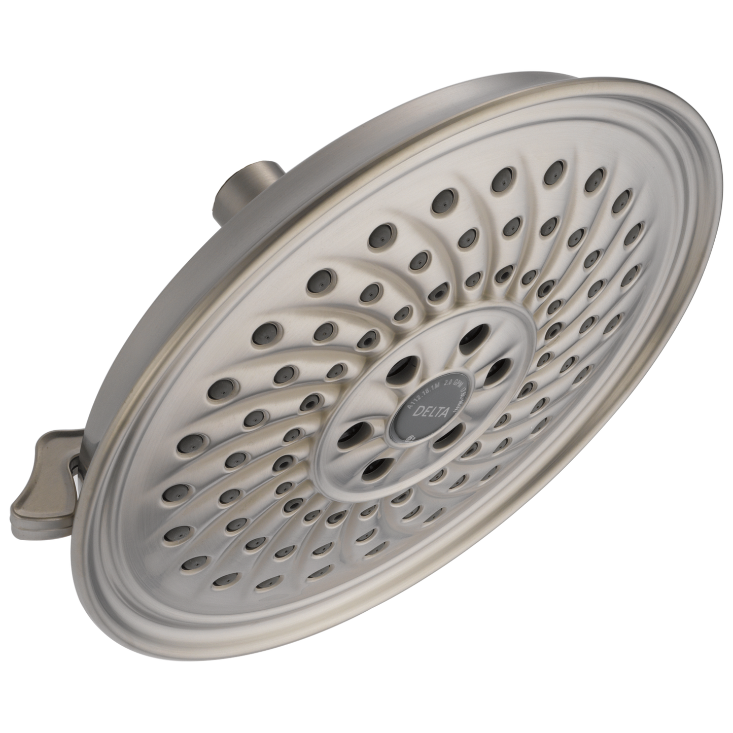 Delta Universal Showering Components 52687 H2OKINETIC 3-Setting Raincan Shower Head - Stainless