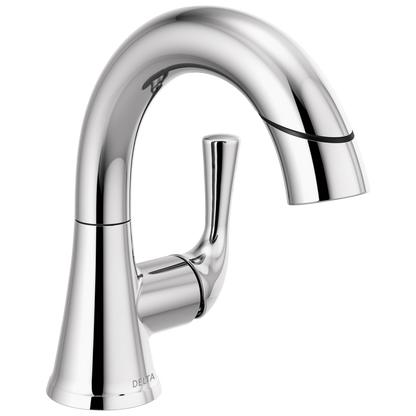 Delta Kayra™: Single Handle Pull-Down Bathroom Faucet