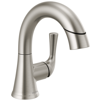Delta Kayra™: Single Handle Pull-Down Bathroom Faucet