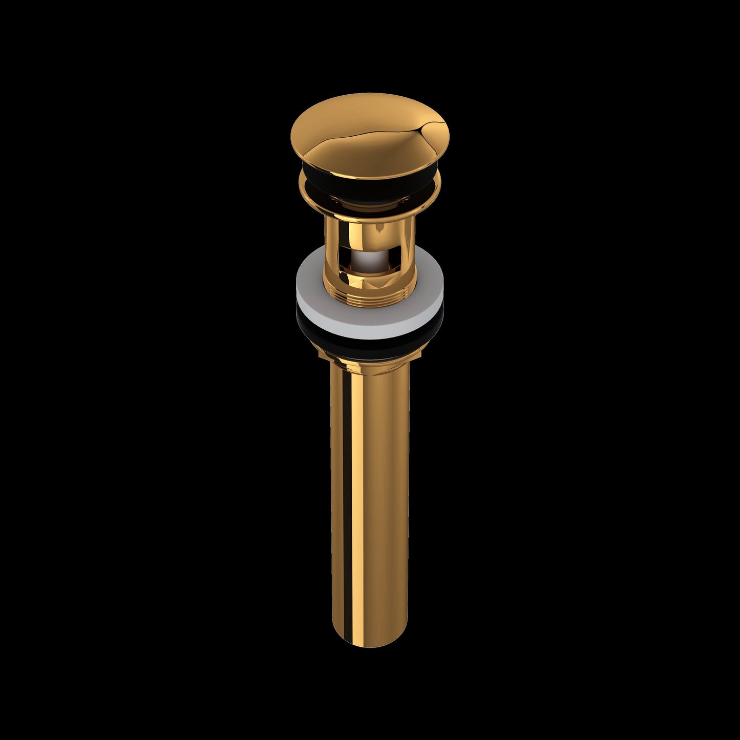 ROHL 5447 Push Drain With Overflow
