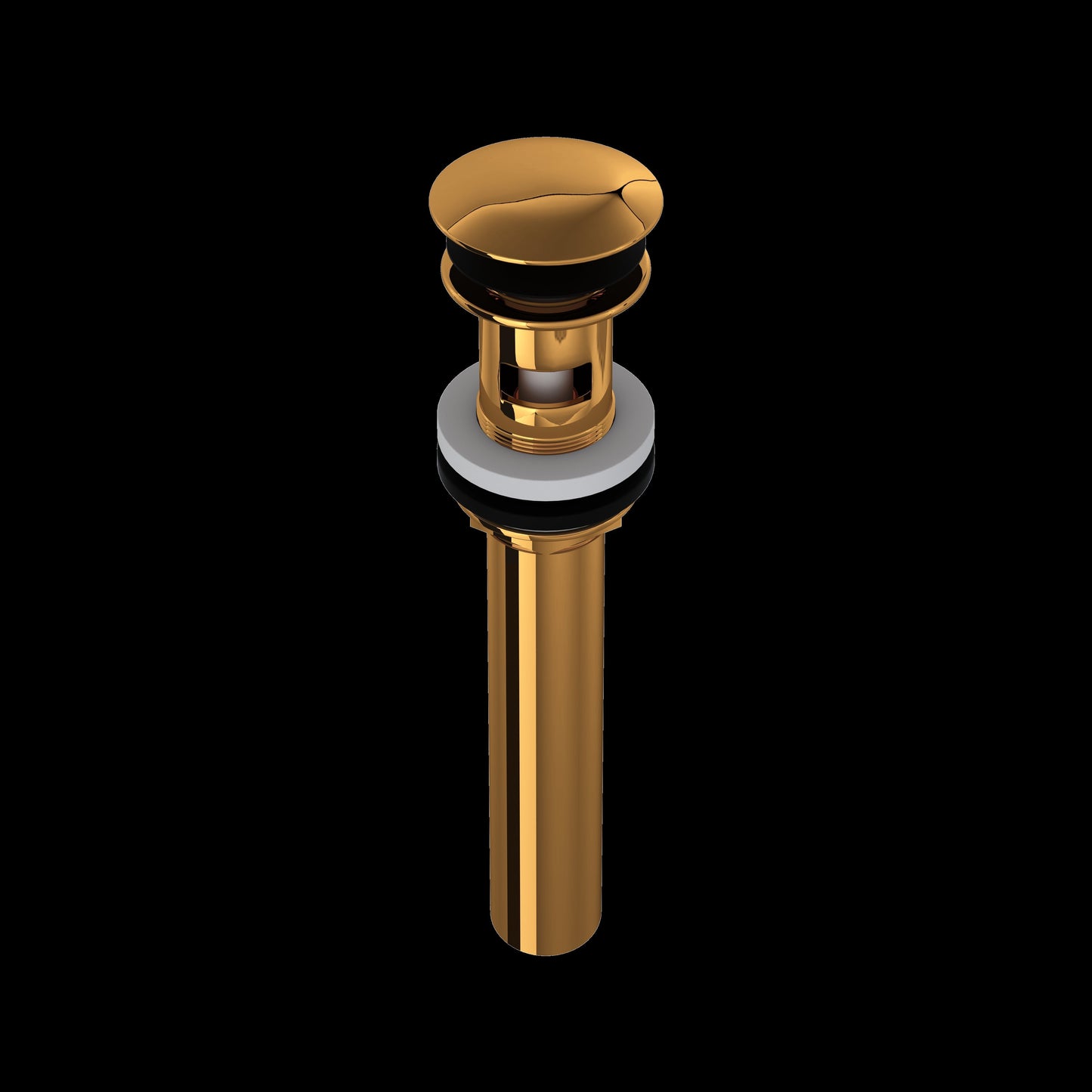 ROHL 5447 Push Drain With Overflow