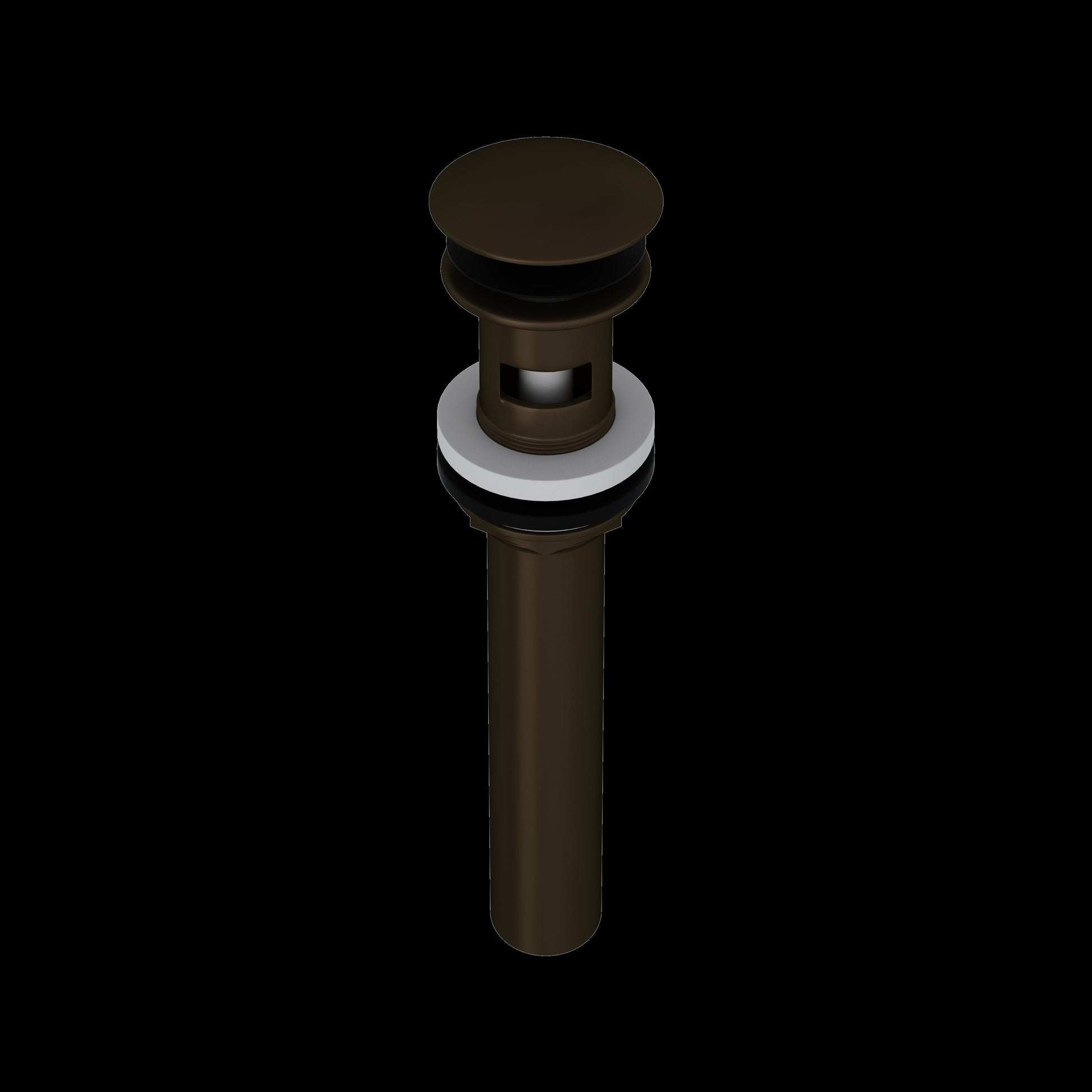 ROHL 5447 Push Drain With Overflow