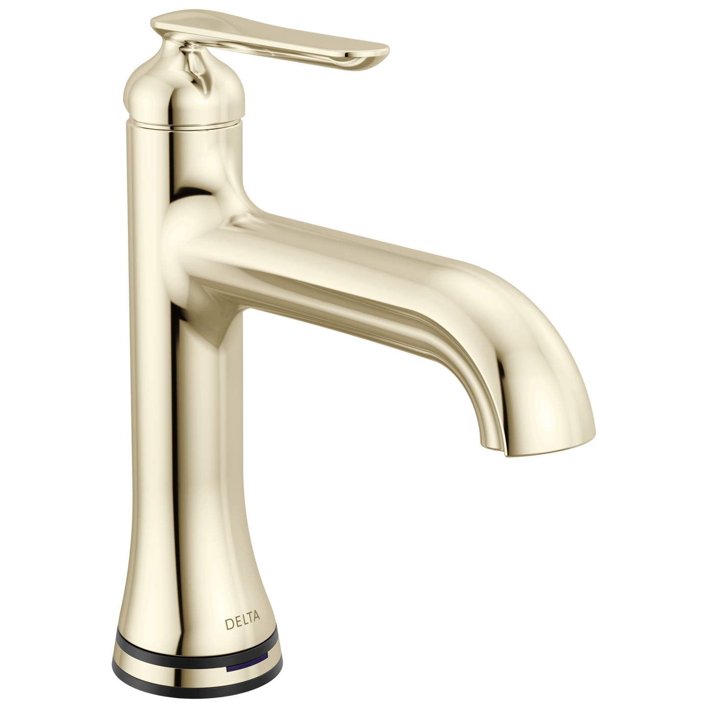 Delta Bonacci 545T Single Handle Bathroom Faucet with Touch20 with Touchless Technology - Lumicoat Polished Nickel