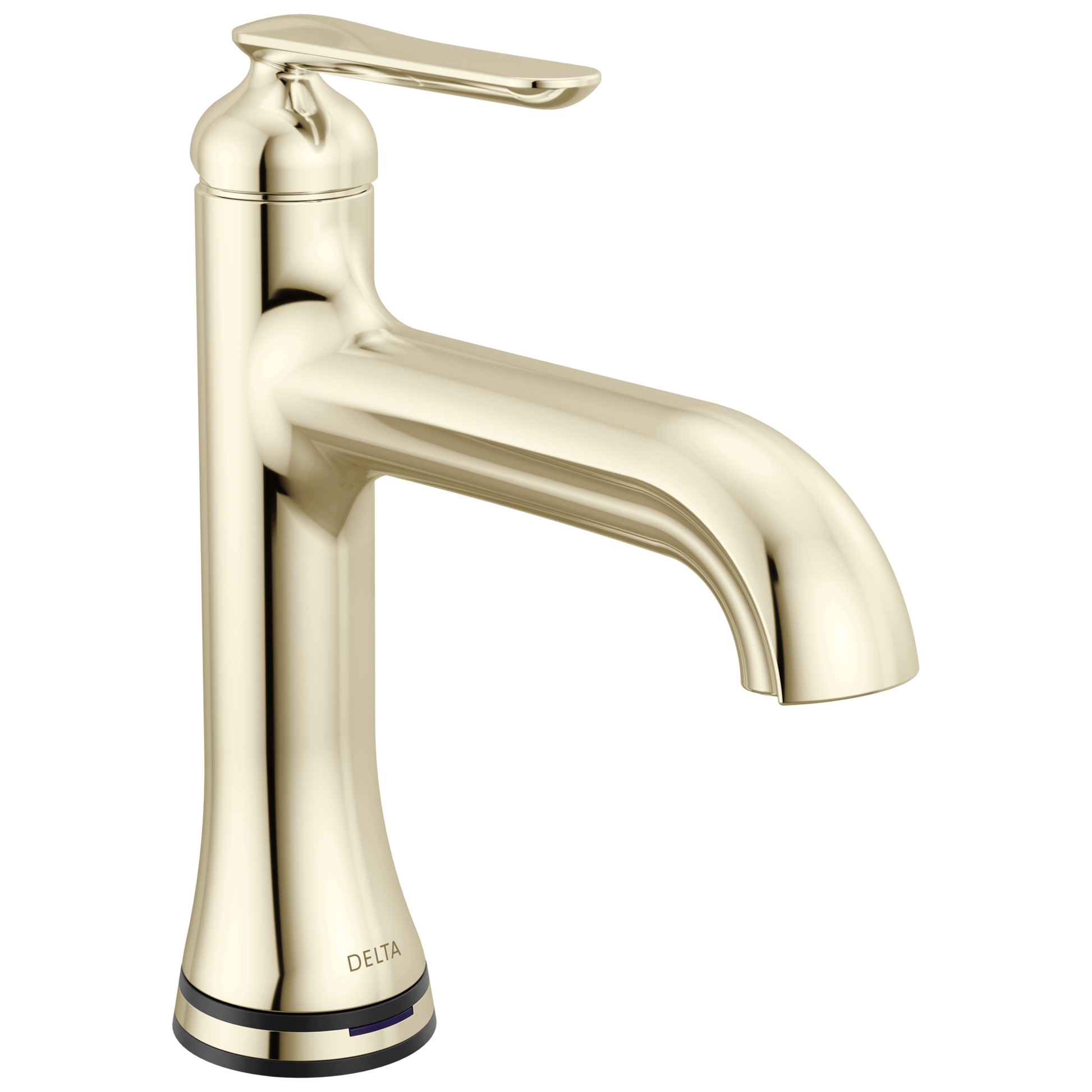 Delta Bonacci 545T Single Handle Bathroom Faucet with Touch20 with Touchless Technology - Lumicoat Polished Nickel