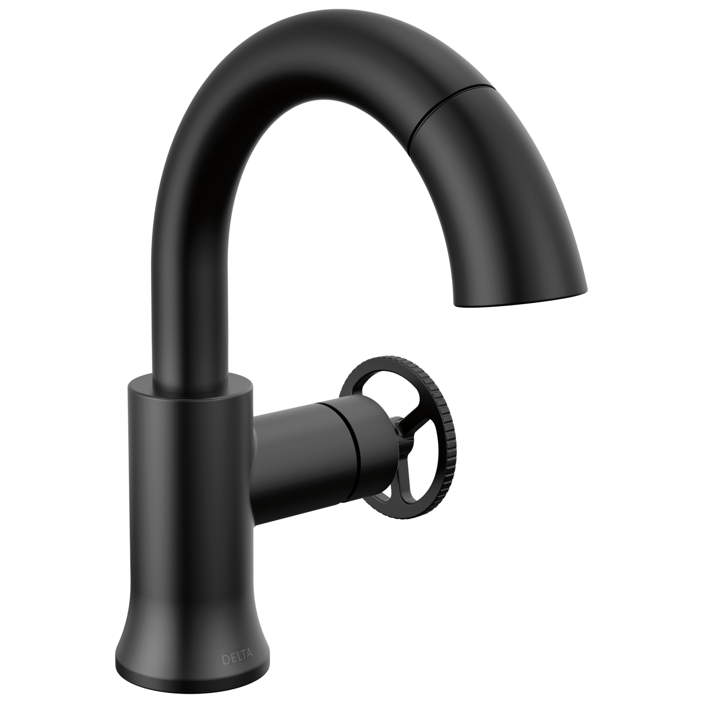 Delta Trinsic 558HAR Single Handle Pull-Down Bathroom Faucet - Matte Black