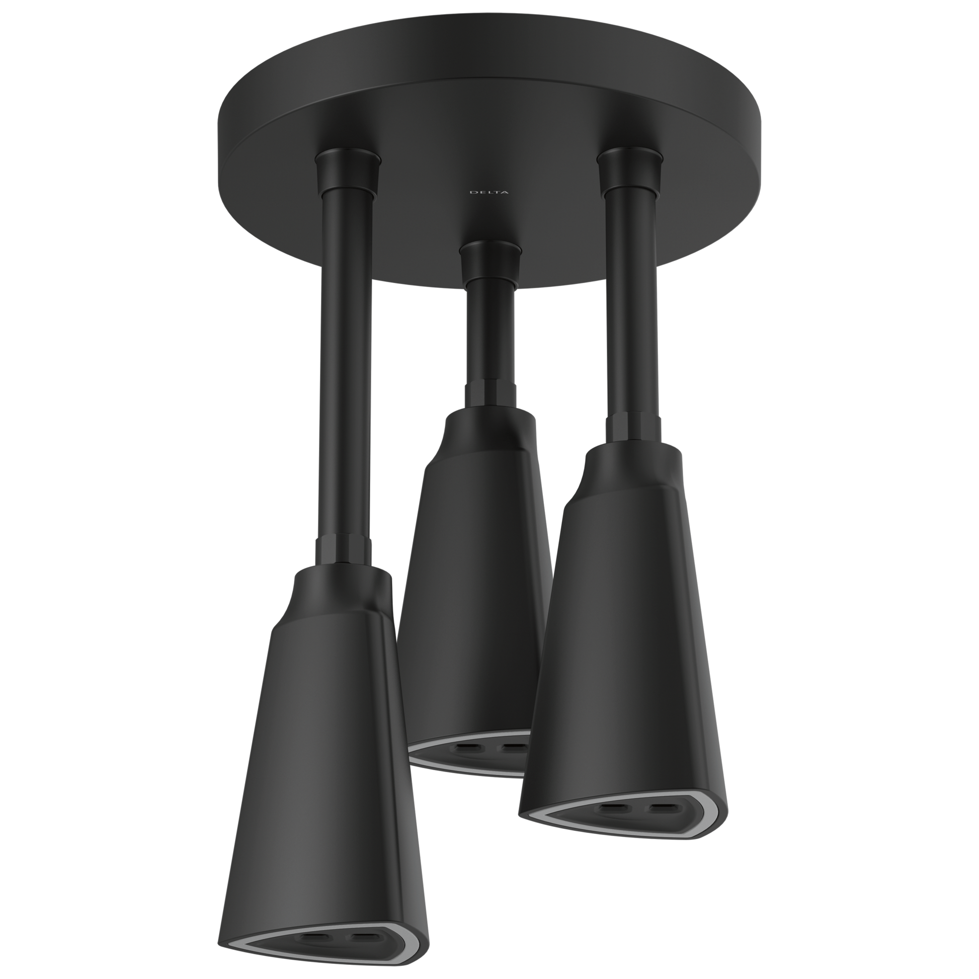 H2OKINETIC Pendant Raincan Shower Head with LED Light