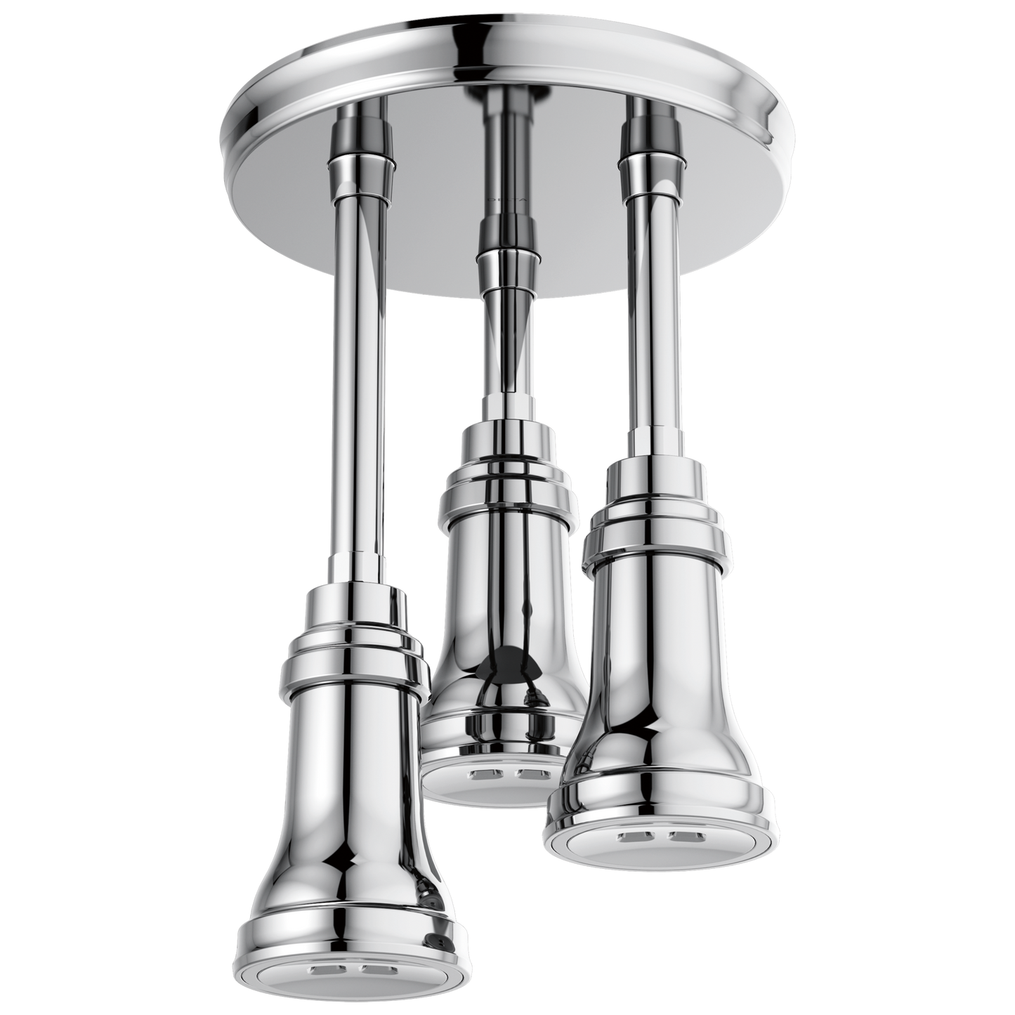 H2OKINETIC Pendant Raincan Shower Head with LED Light