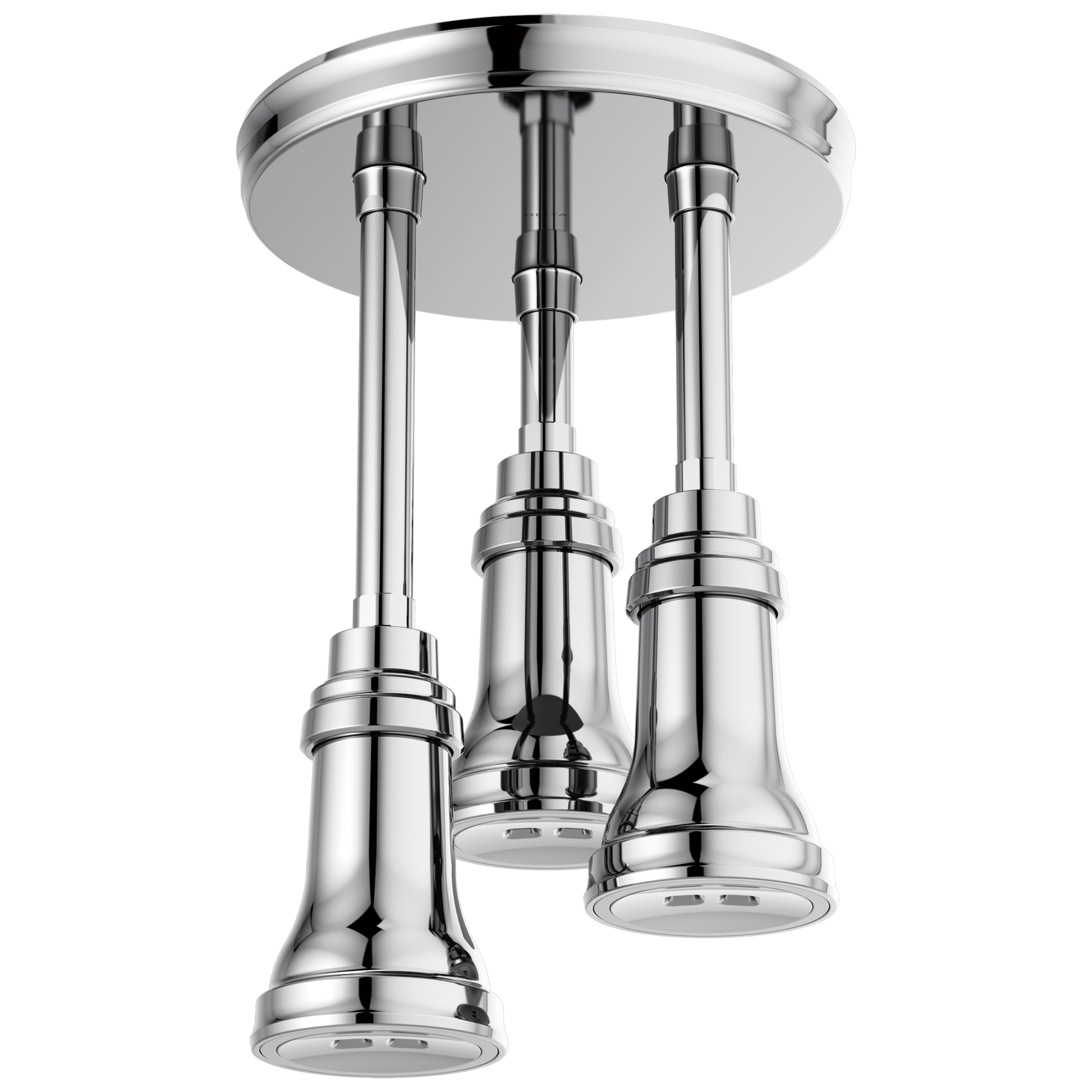 H2OKINETIC Pendant Raincan Shower Head with LED Light