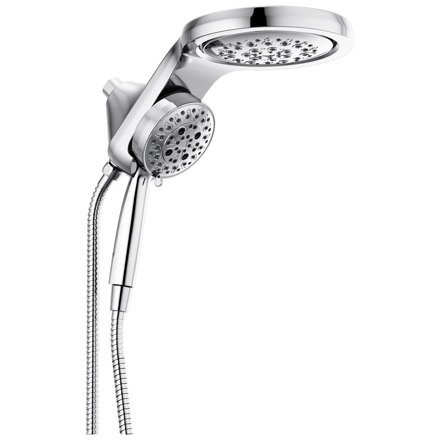Delta Universal Showering Components: HydroRain H2OKinetic5-Setting Two-in-One Shower Head