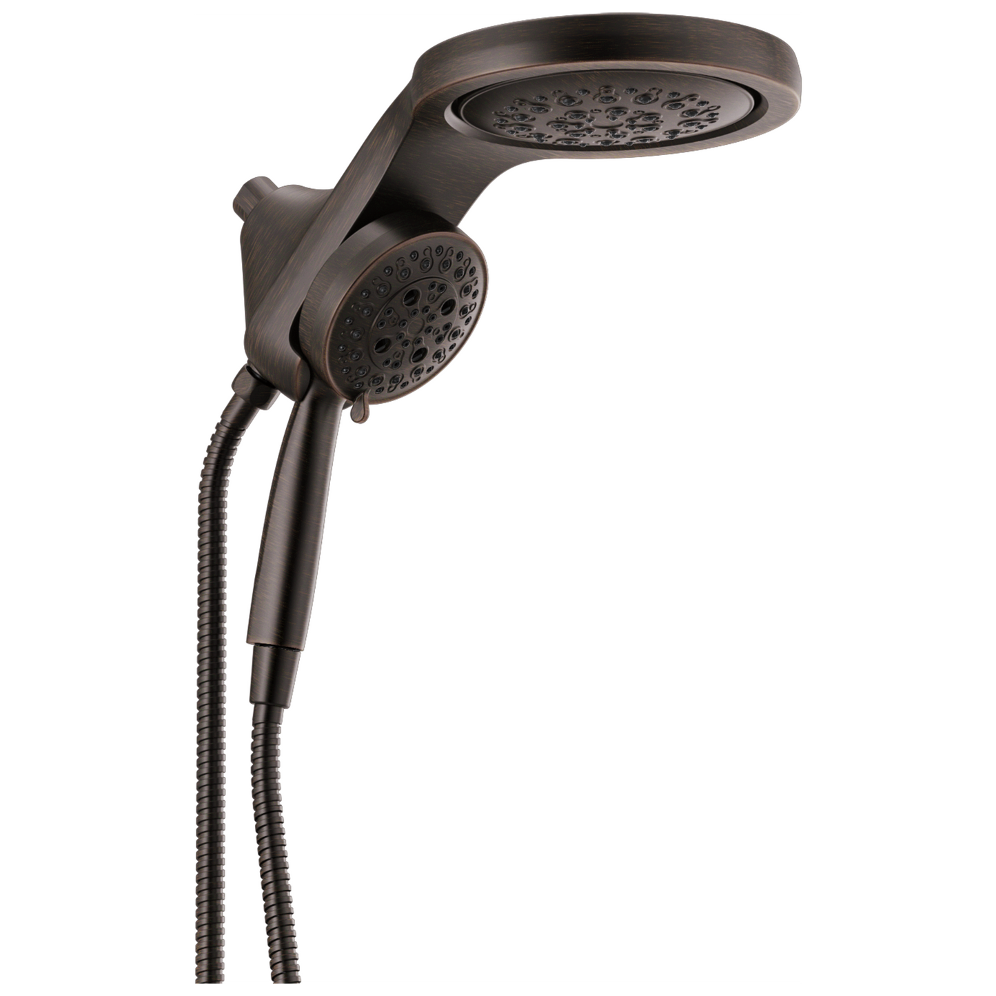 Delta Universal Showering Components: HydroRain H2OKinetic5-Setting Two-in-One Shower Head