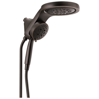 Delta Universal Showering Components: HydroRain H2OKinetic5-Setting Two-in-One Shower Head