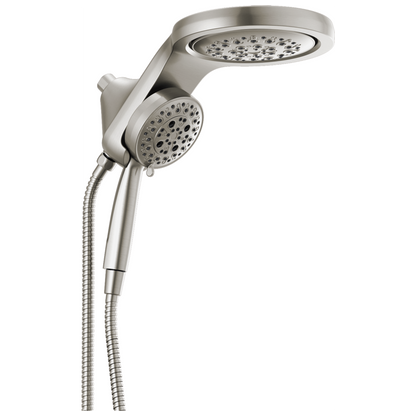 Delta Universal Showering Components: HydroRain H2OKinetic5-Setting Two-in-One Shower Head