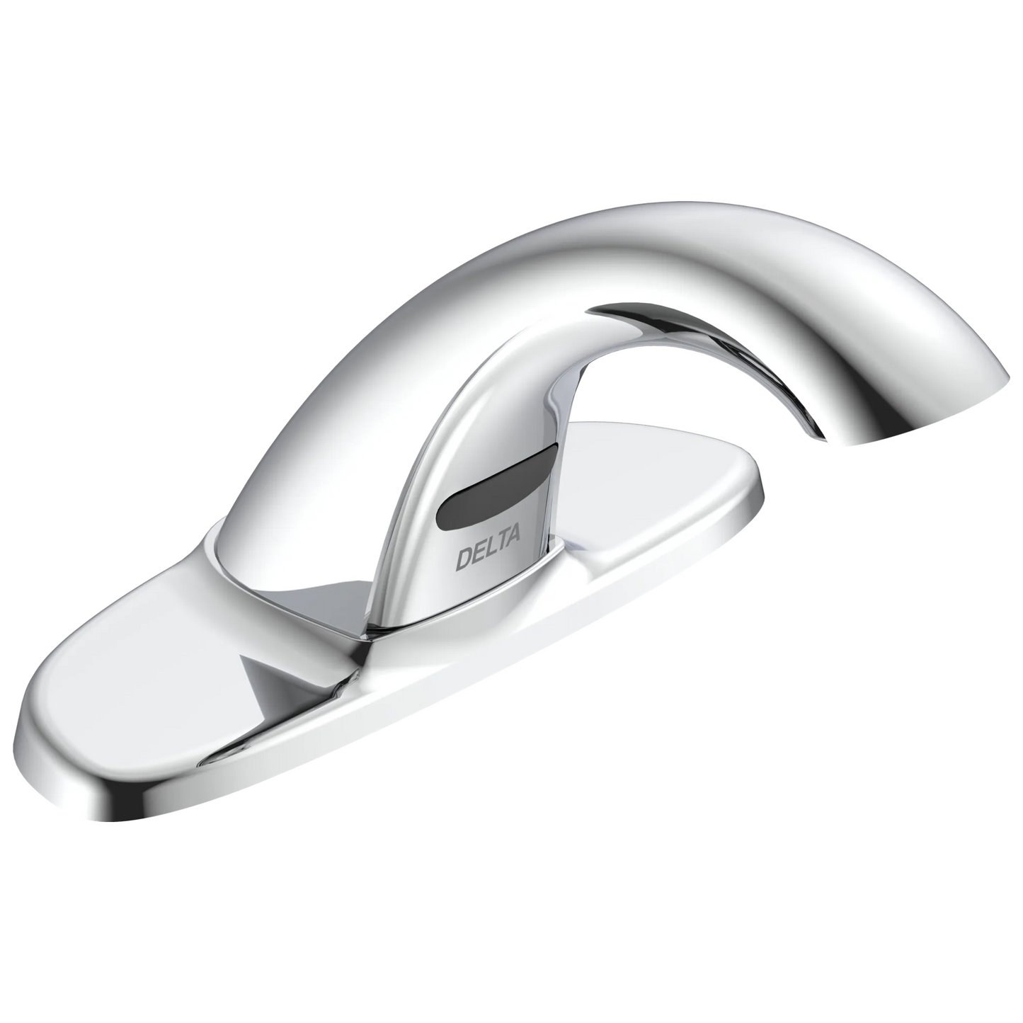 Commercial HDF 591 Battery Electronic Lav Faucet, VR 0.5 GPM, L/Grid Strainer - Chrome