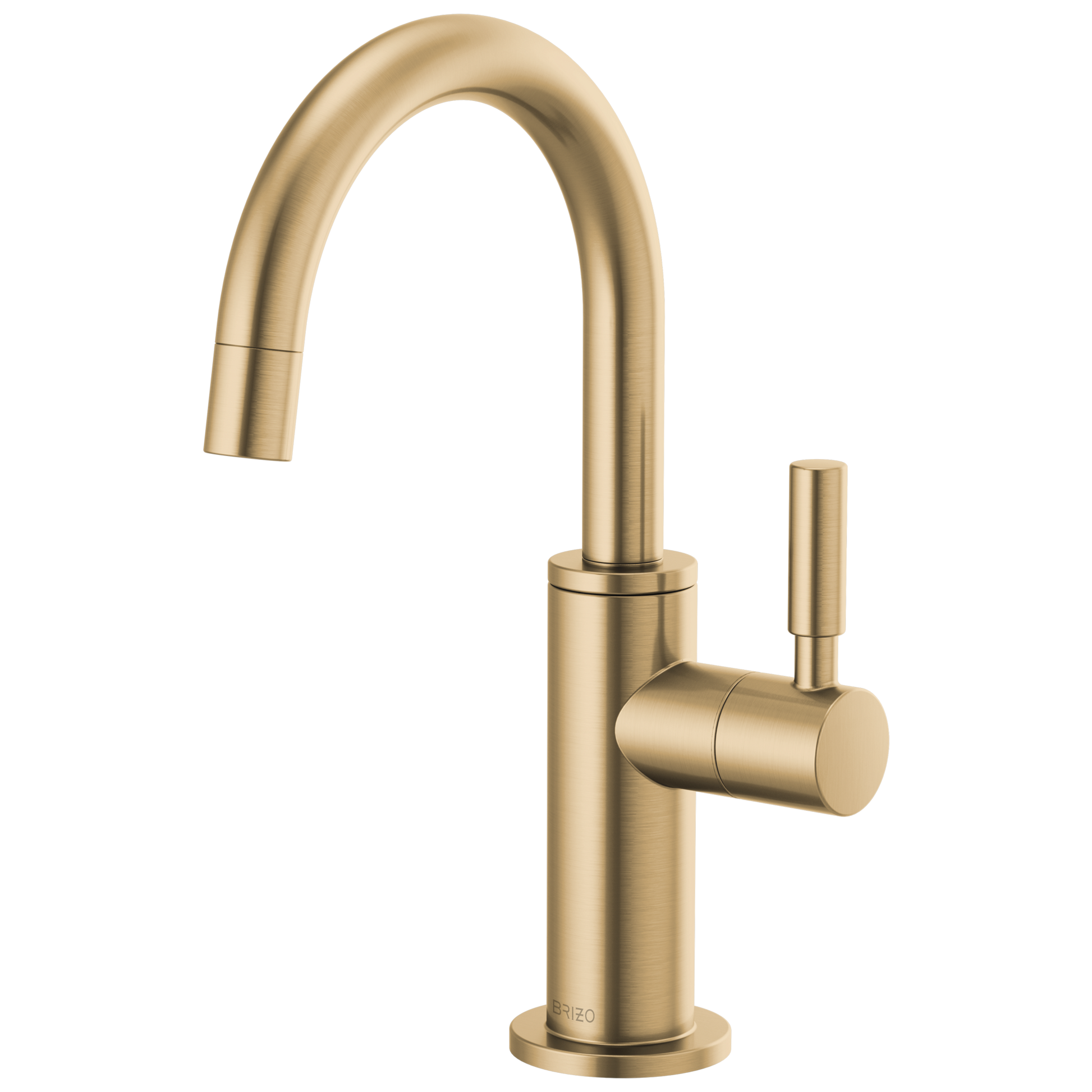 Brizo Odin 61320LF-C Beverage Faucet with Arc Spout - Luxe Gold