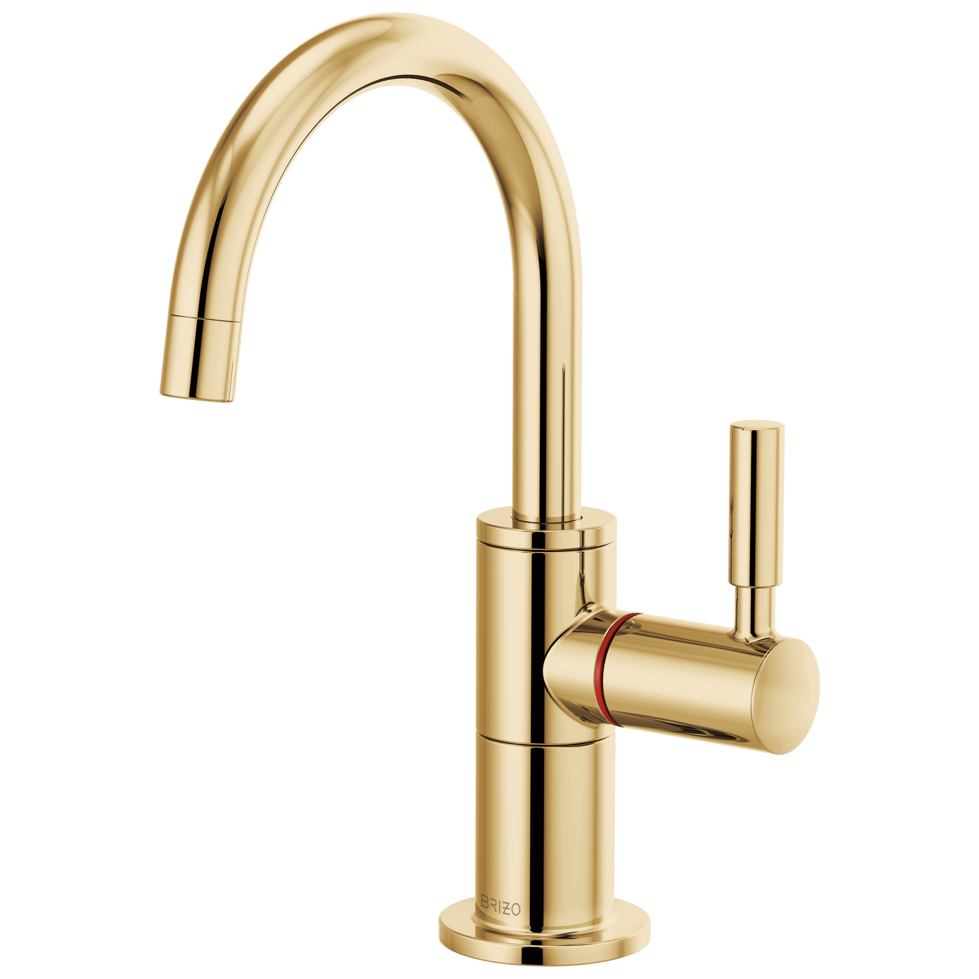 Brizo Odin 61320LF Instant Hot Faucet with Arc Spout - Polished Gold