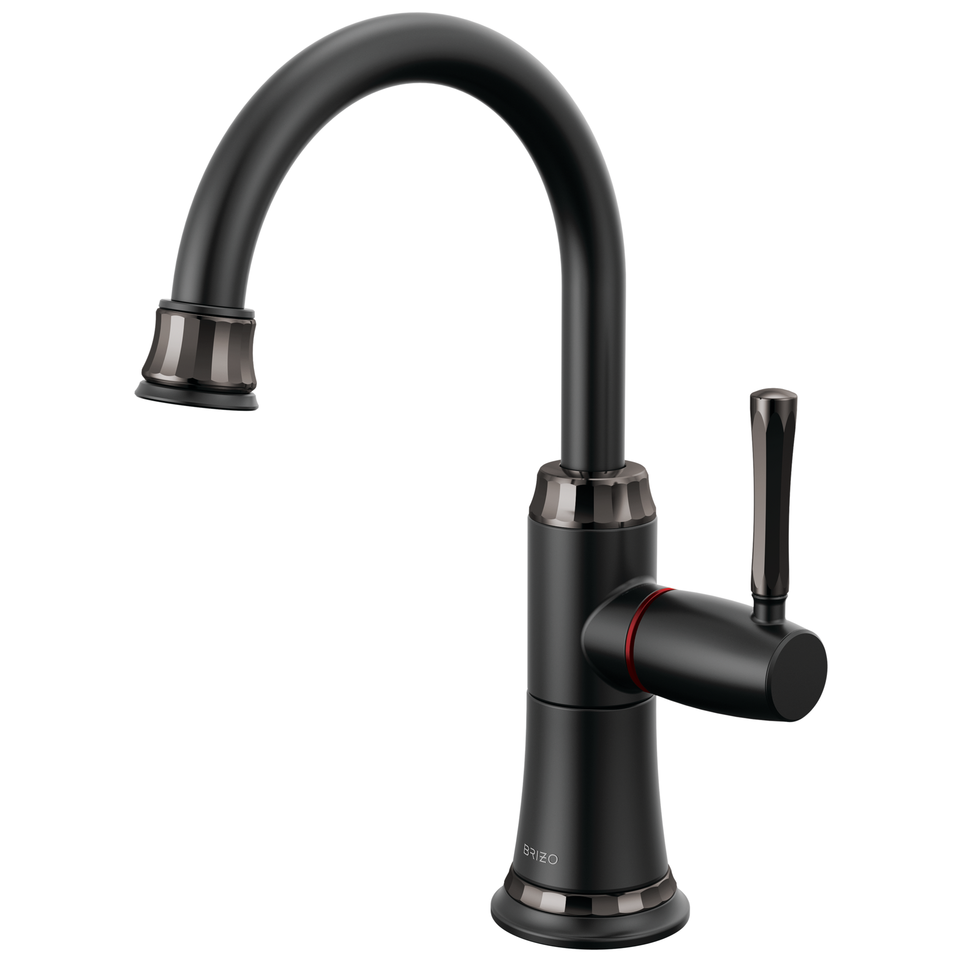Brizo Tulham 61358LF Instant Hot Faucet - Matte Black / Brilliance Black Onyx