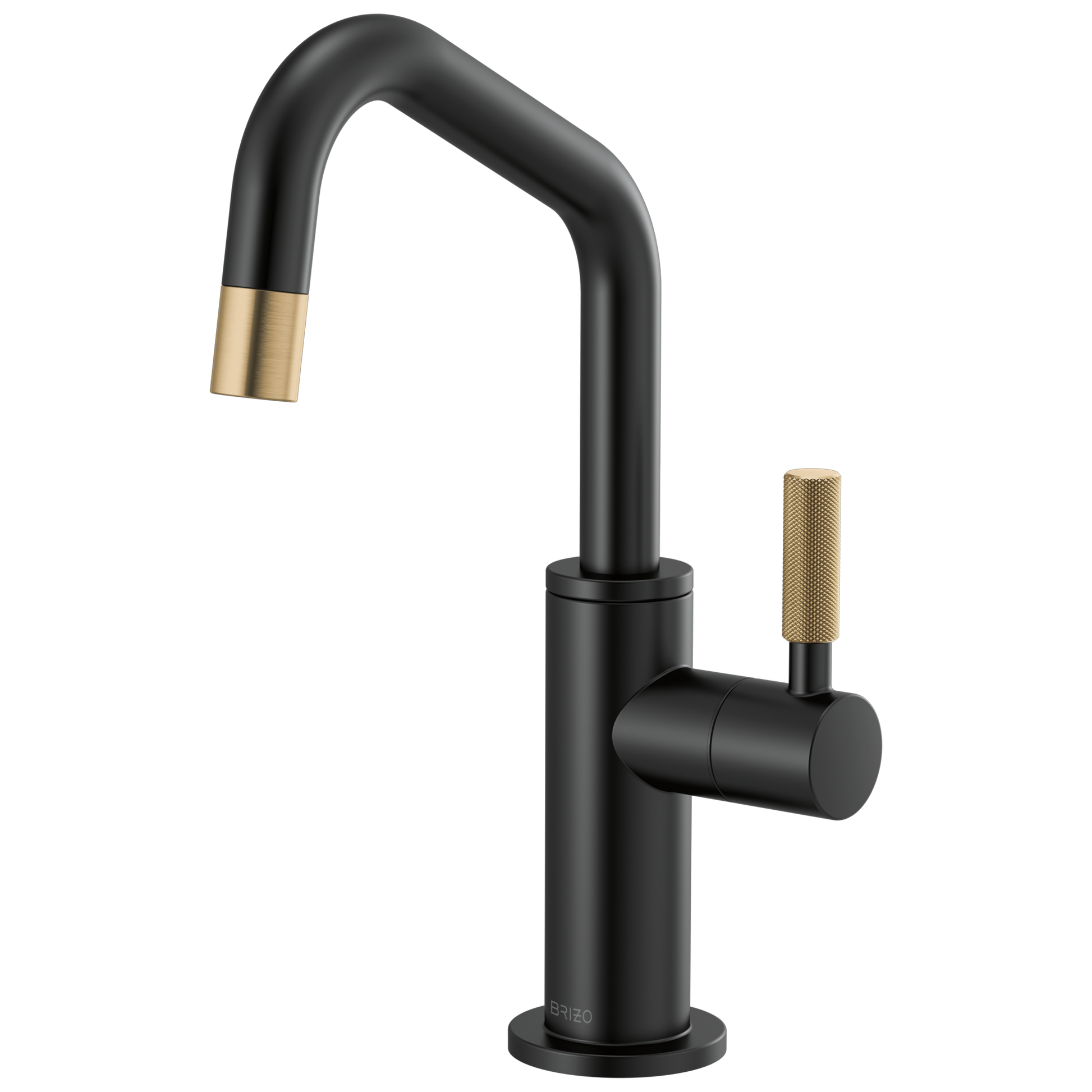 Brizo Brizo Litze: Beverage Faucet with Angled Spout and Knurled Handle
