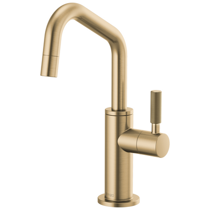 Brizo Brizo Litze: Beverage Faucet with Angled Spout and Knurled Handle