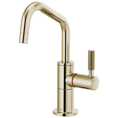 Brizo Litze 61363LF Beverage Faucet with Angled Spout and Knurled Handle