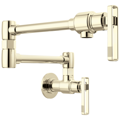 Wall Mount Pot Filler with Knob Handle