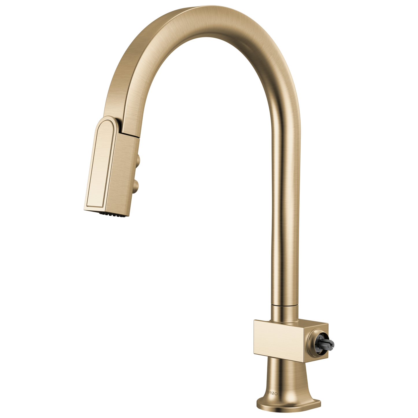 Brizo Frank Lloyd Wright 63022LF Pull-Down Kitchen Faucet with Arc Spout - Less Handle - Luxe Gold