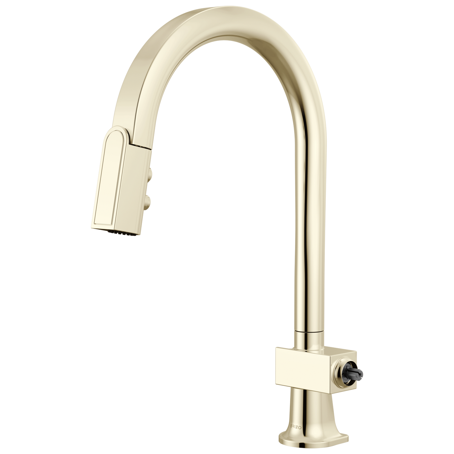 Brizo Frank Lloyd Wright 63022LF Pull-Down Kitchen Faucet with Arc Spout - Less Handle - Polished Nickel