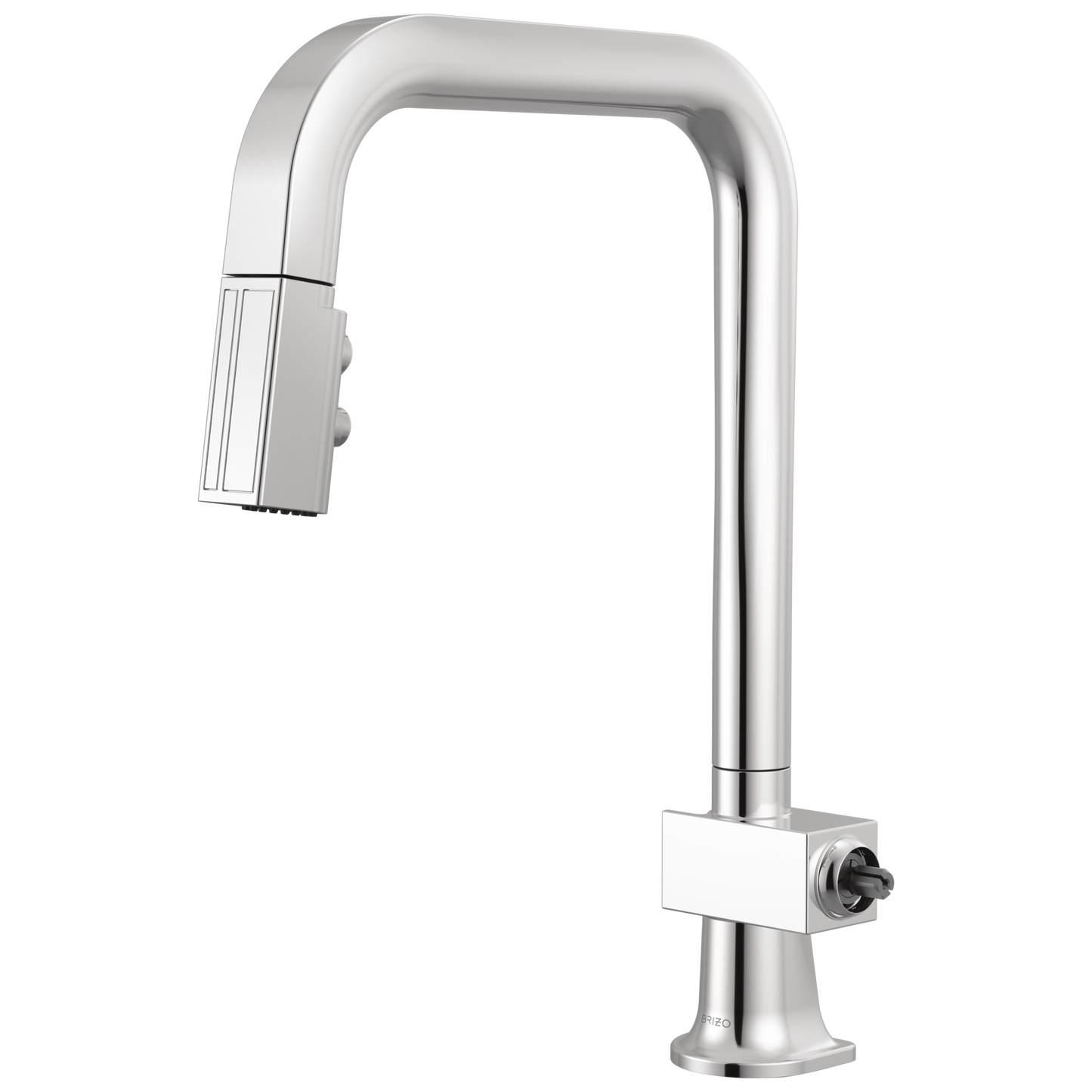 Brizo Frank Lloyd Wright 63023LF Pull-Down Kitchen Faucet with Square Spout - Less Handle - Chrome