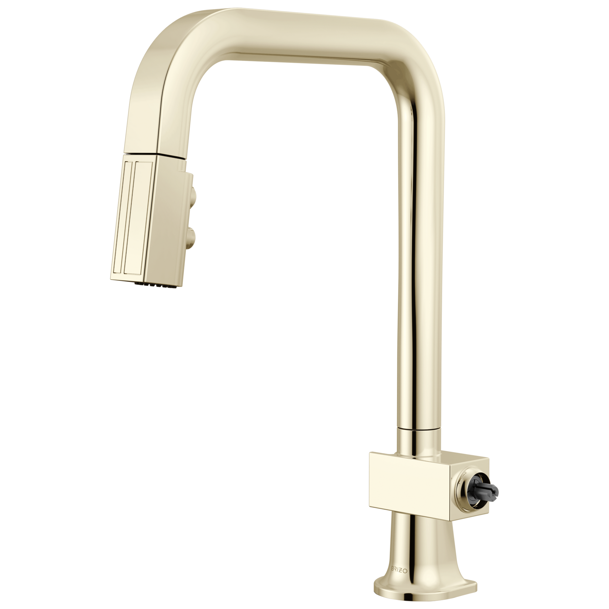 Brizo Frank Lloyd Wright 63023LF Pull-Down Kitchen Faucet with Square Spout - Less Handle - Polished Nickel