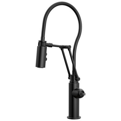 Brizo Odin 63121LF Articulating Kitchen Faucet with Finished Hose - Less Handle