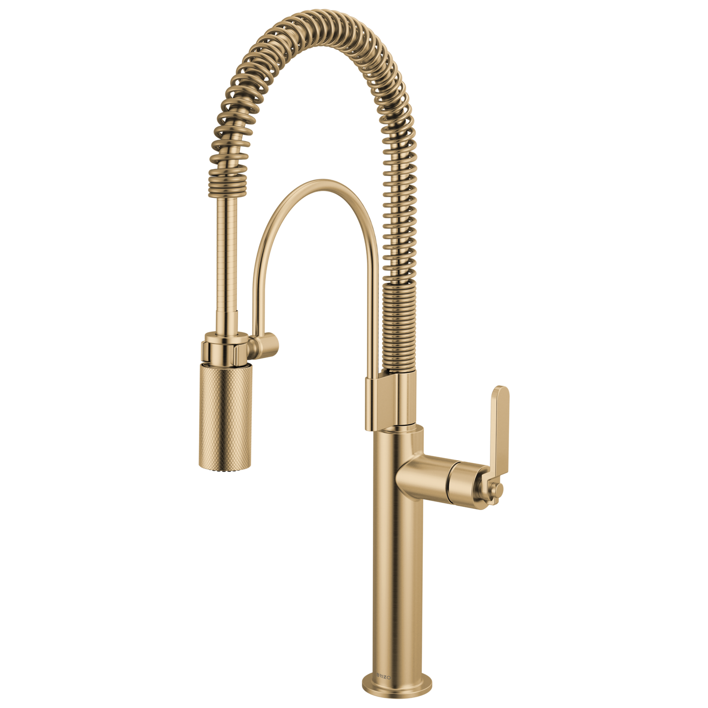 Brizo Litze 63344LF Semi-Professional Kitchen Faucet - Industrial Handle - Luxe Gold