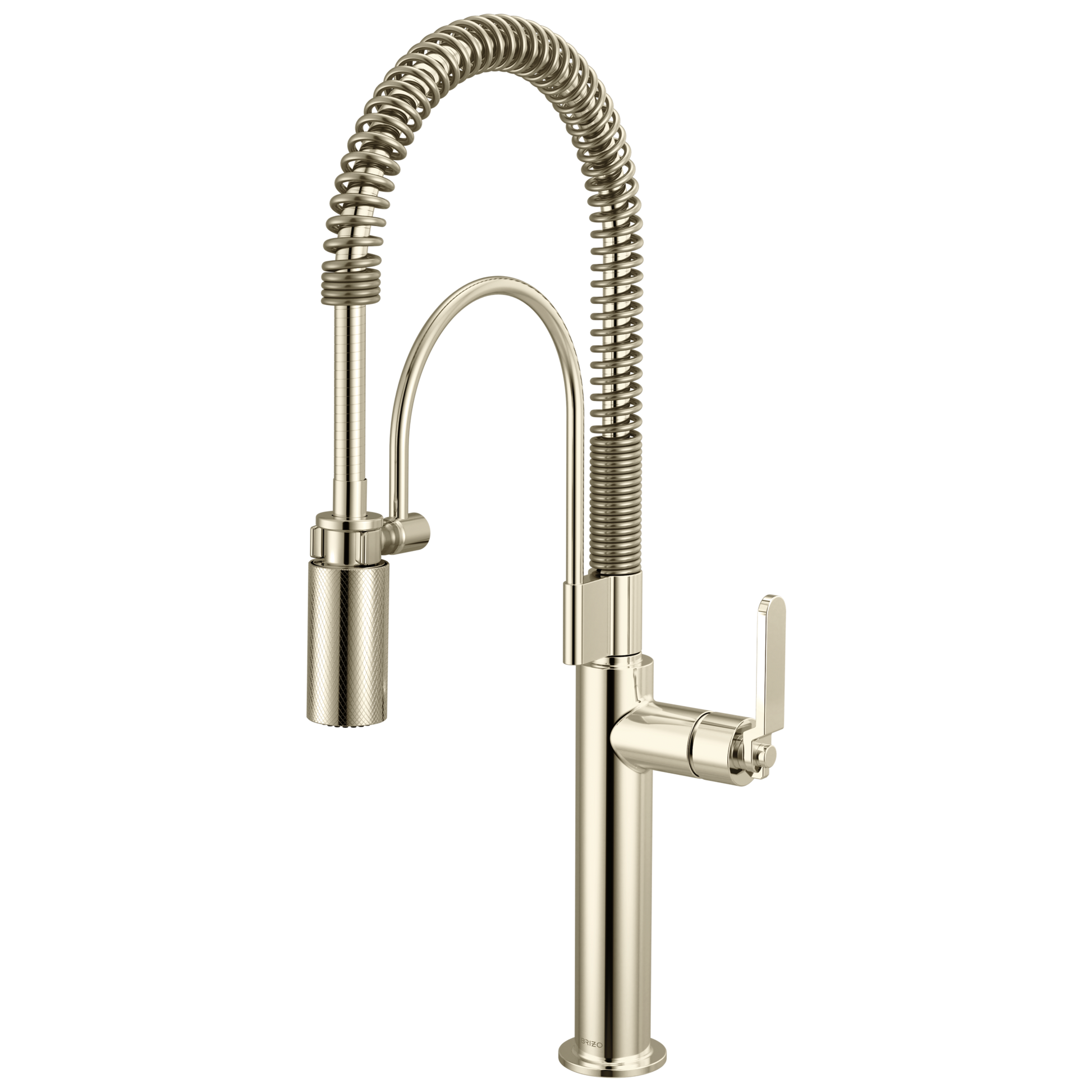 Brizo Litze 63344LF Semi-Professional Kitchen Faucet - Industrial Handle - Polished Nickel