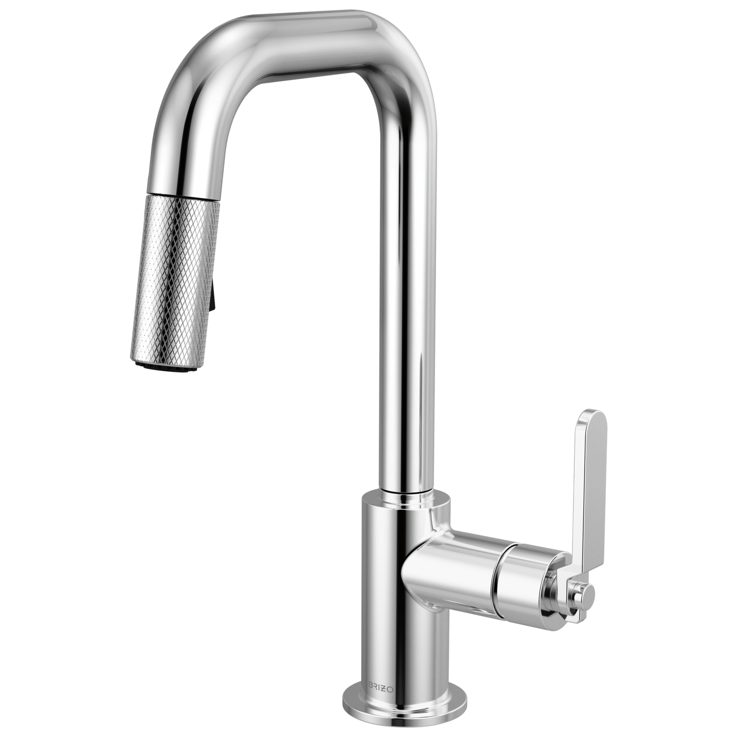 Brizo Litze 63954LF Pull-Down Prep Faucet with Square Spout - Industrial Handle - Chrome