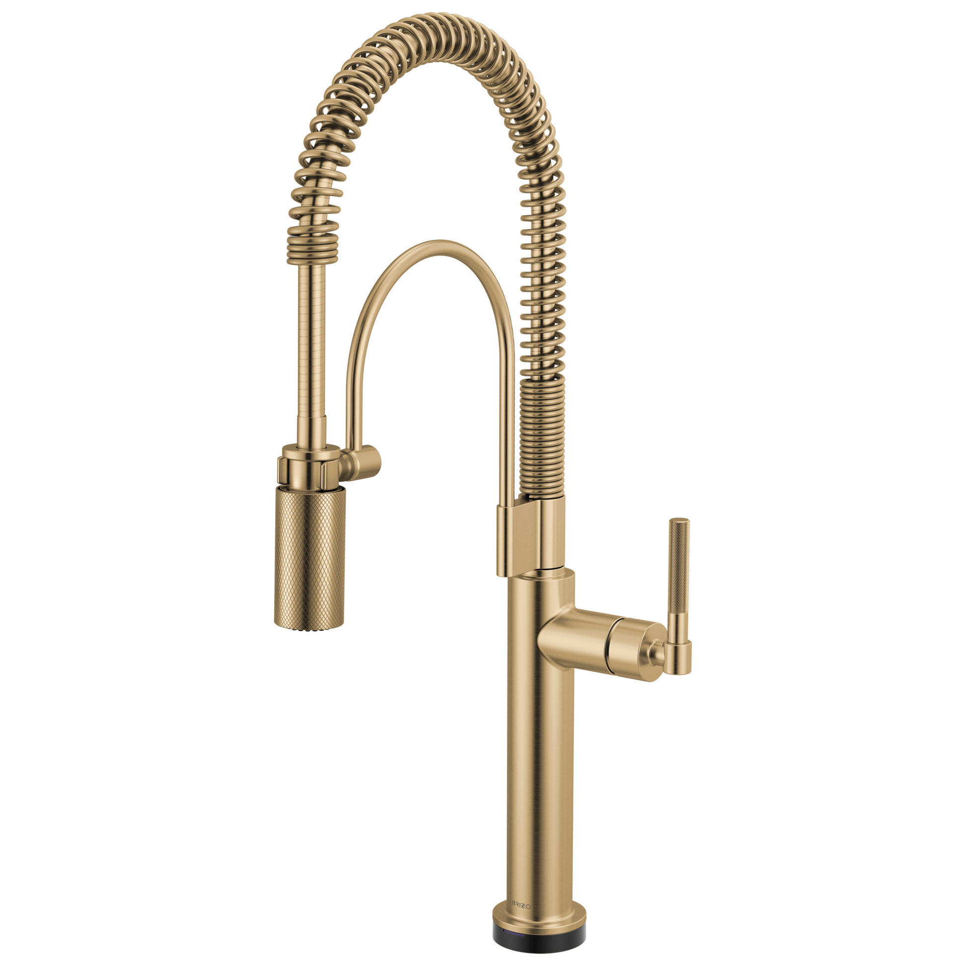 Brizo Litze 64343LF SmartTouch Semi-Professional Kitchen Faucet - Knurled Handle - Luxe Gold