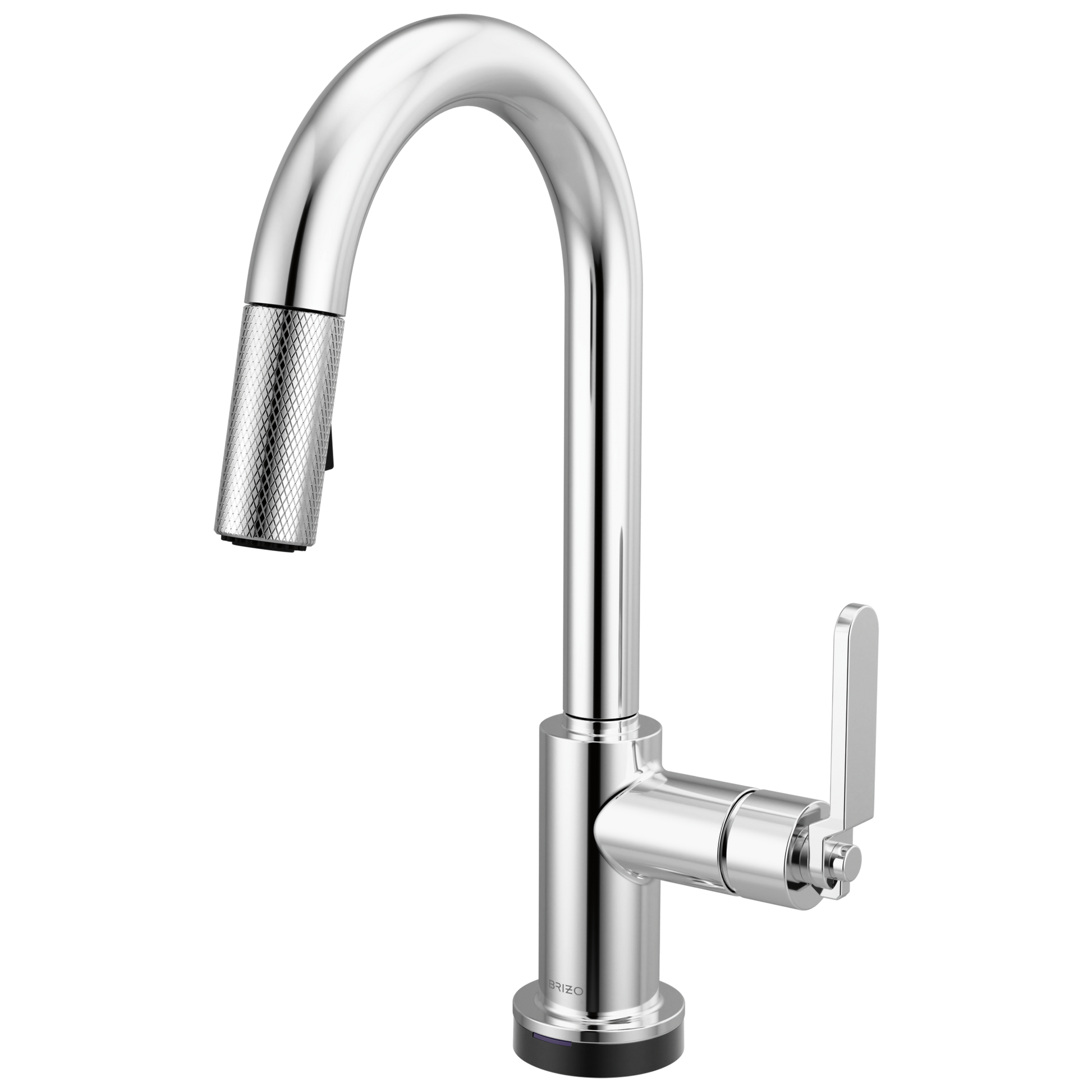 Brizo Litze 64944LF Smarttouch Pull-Down Prep Faucet with Arc Spout - Industrial Handle - Chrome