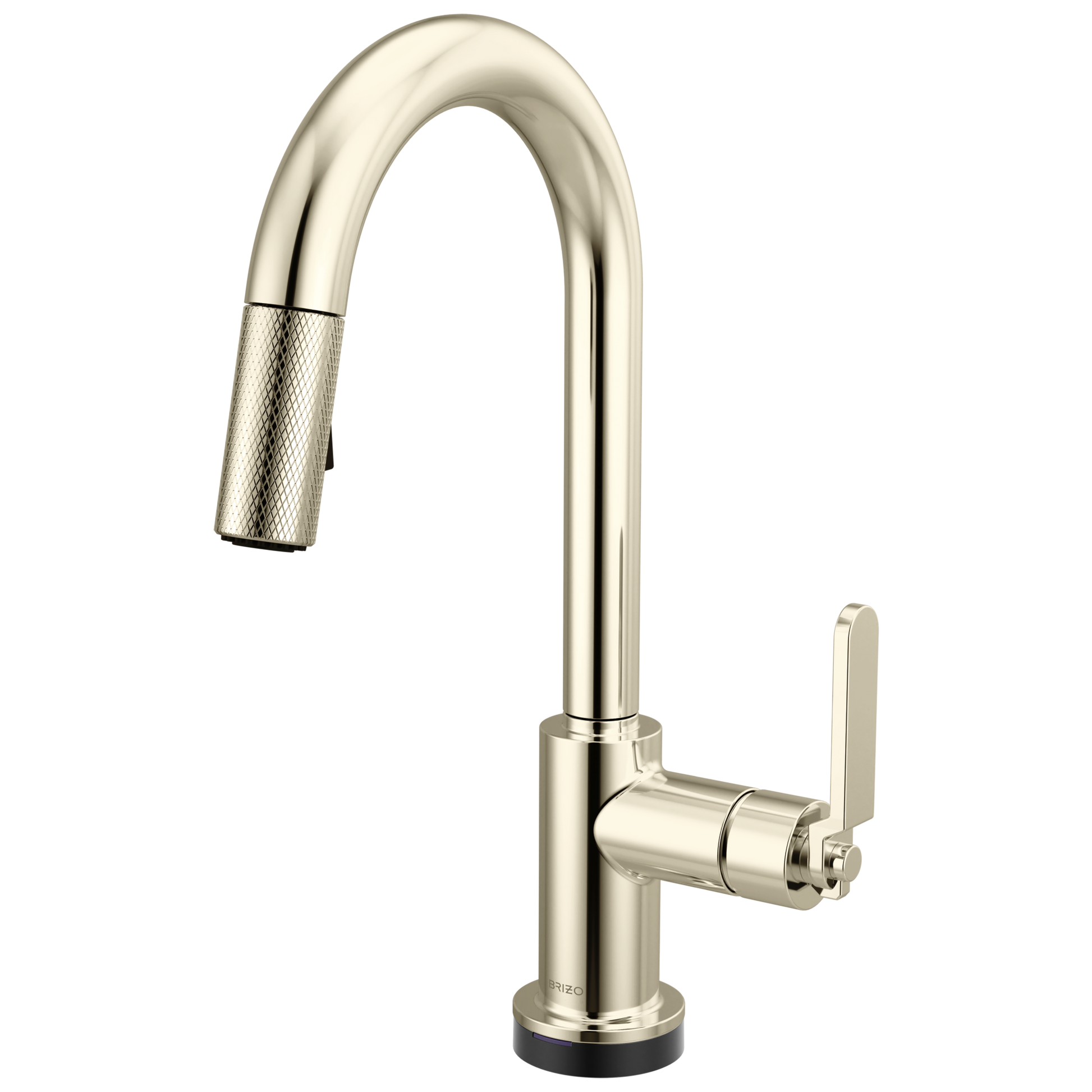 Brizo Litze 64944LF Smarttouch Pull-Down Prep Faucet with Arc Spout - Industrial Handle - Polished Nickel