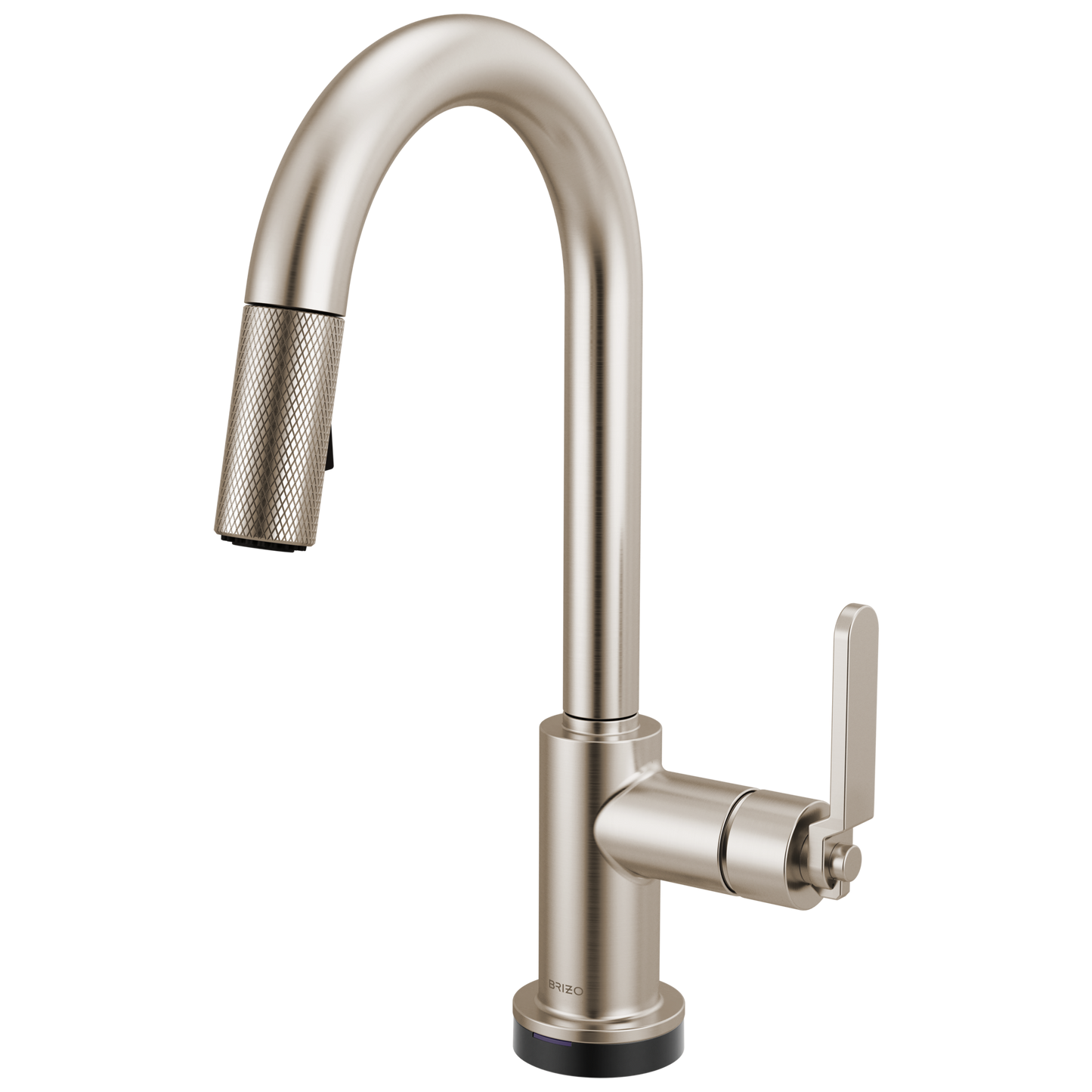 Brizo Litze 64944LF Smarttouch Pull-Down Prep Faucet with Arc Spout - Industrial Handle - Stainless