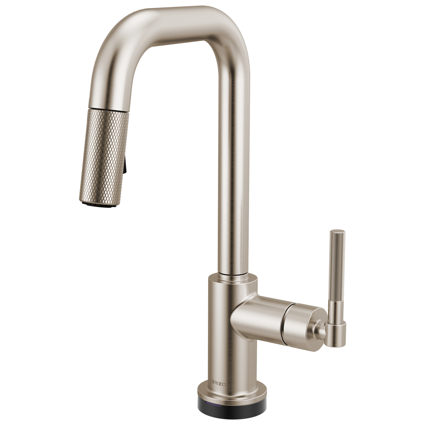 Brizo Litze 64953LF Smarttouch Pull-Down Prep Faucet with Square Spout - Knurled Handle - Stainless