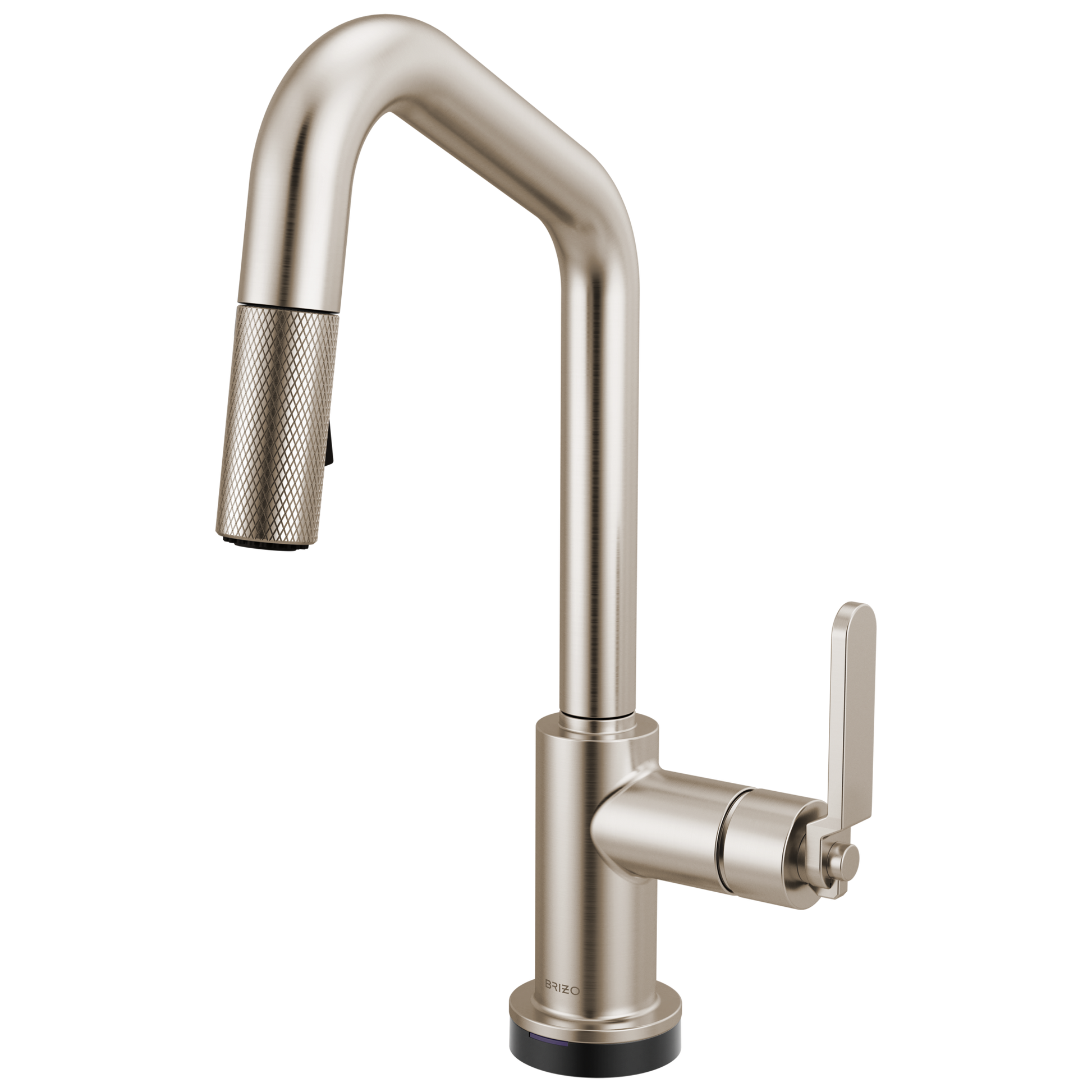 Brizo Litze 64964LF Smarttouch Pull-Down Prep Faucet with Angle Spout - Industrial Handle - Stainless