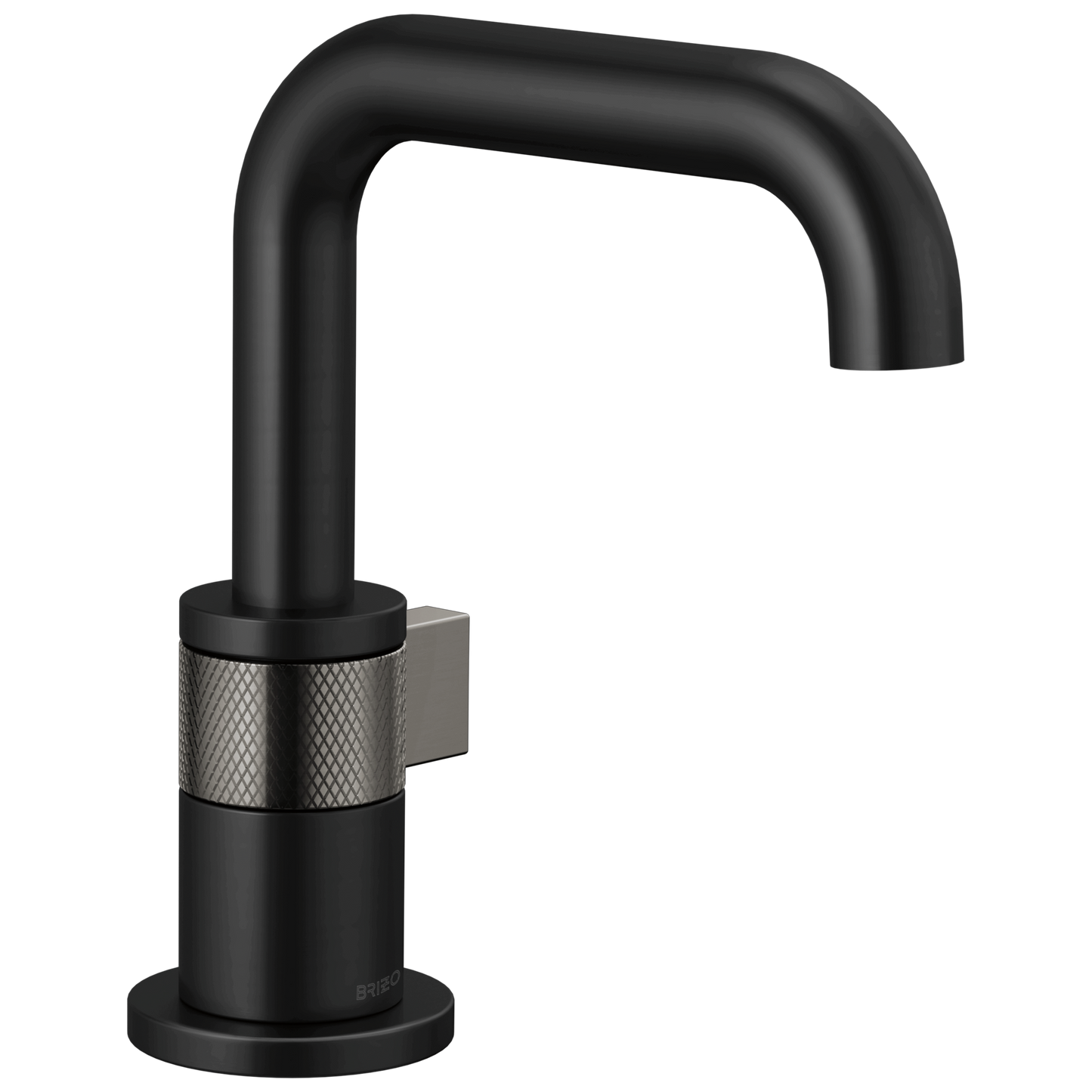 Brizo Litze 65035LF Single-handle Lavatory - MATTE BLACK/LUXE STEEL