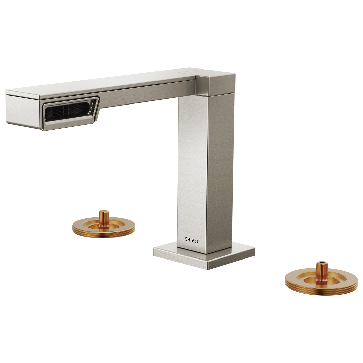Brizo Frank Lloyd Wright 65322LF Widespread Lavatory Faucet - Less Handles - Luxe Nickel