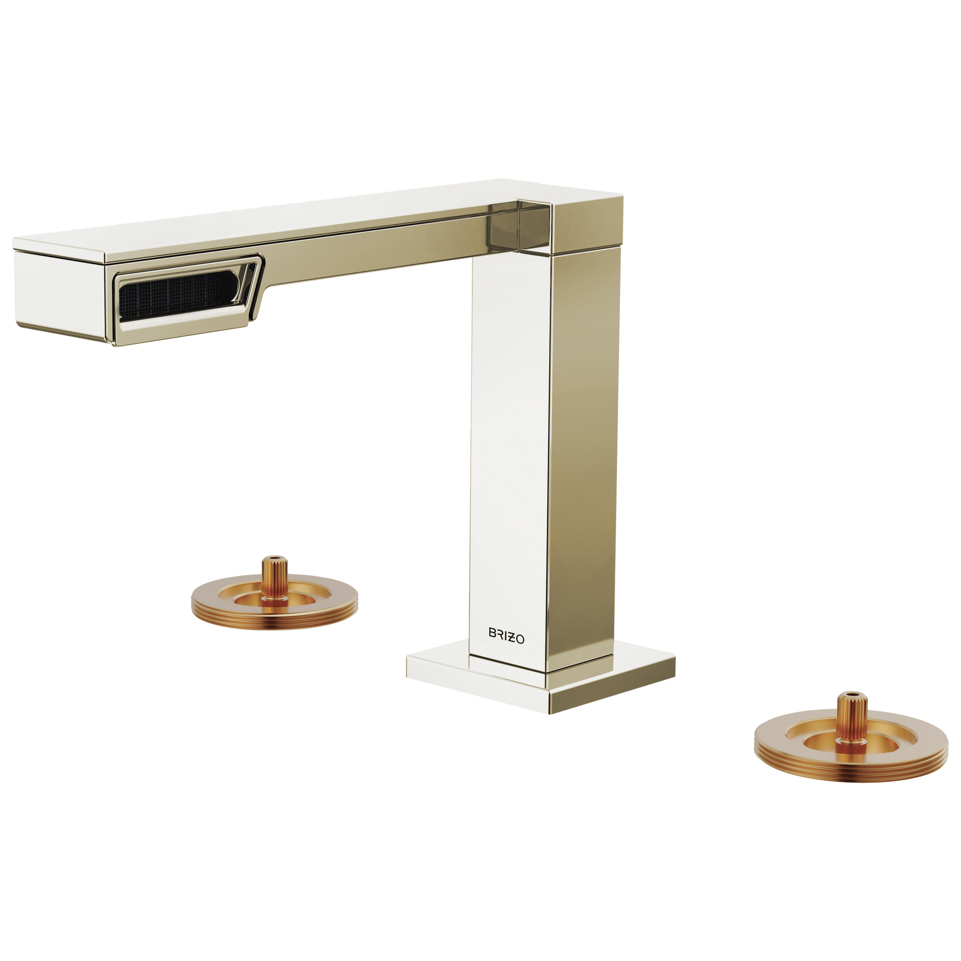Brizo Frank Lloyd Wright 65322LF Widespread Lavatory Faucet - Less Handles - Polished Nickel
