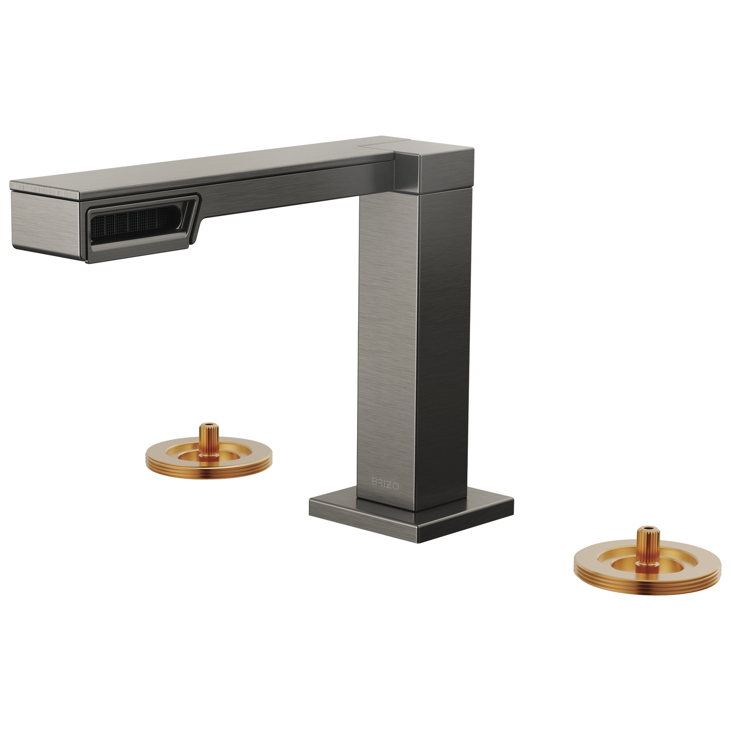 Brizo Frank Lloyd Wright 65322LF Widespread Lavatory Faucet - Less Handles - Luxe Steel
