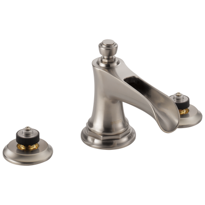 Widespread Lavatory Faucet with Channel Spout - Less Handles 1.2 GPM