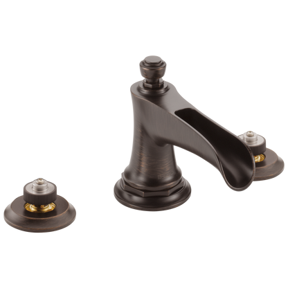 Widespread Lavatory Faucet with Channel Spout - Less Handles 1.2 GPM