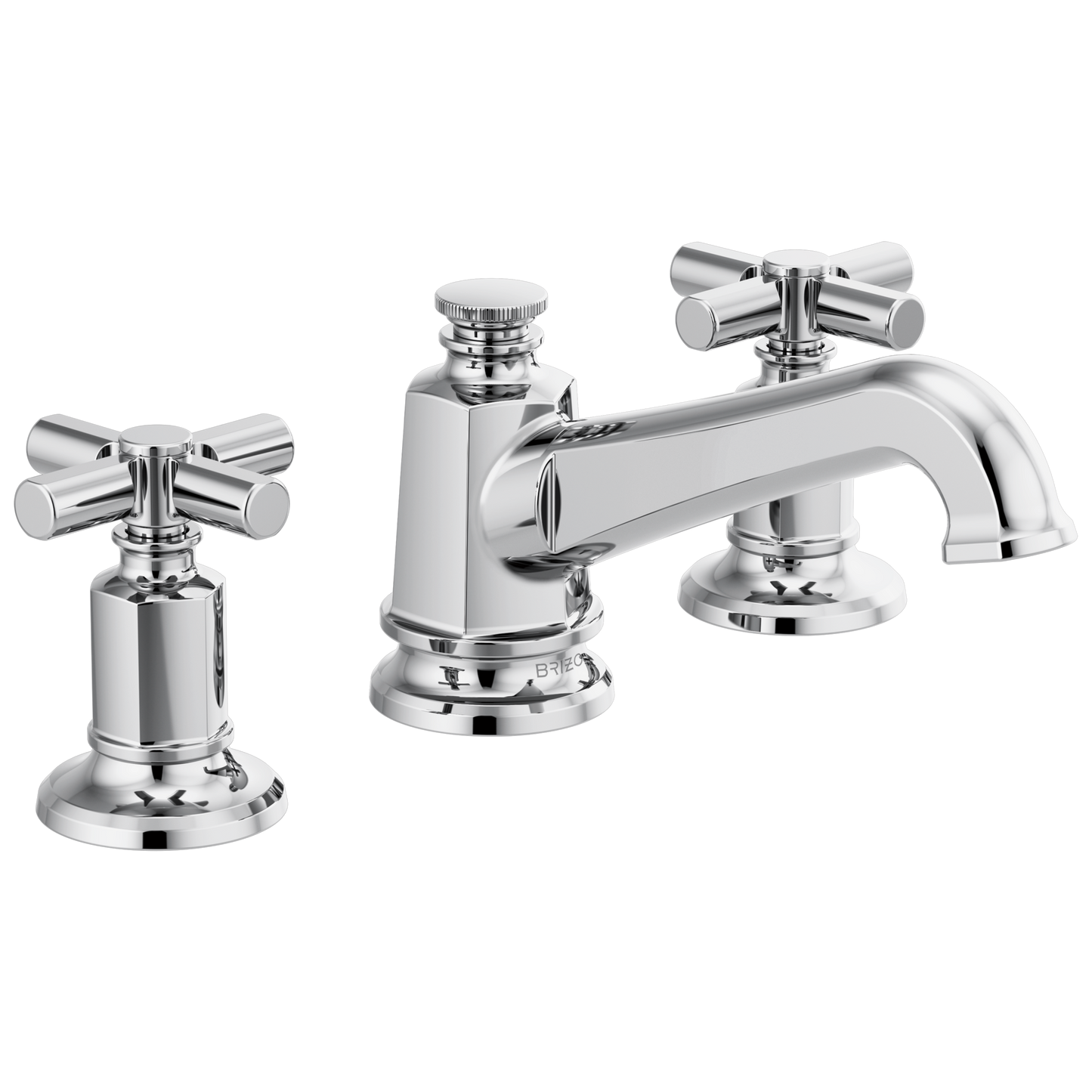 Brizo Invari 65378LF Widespread Lavatory Faucet with Angled Spout - Less Handles 1.2 GPM - Chrome