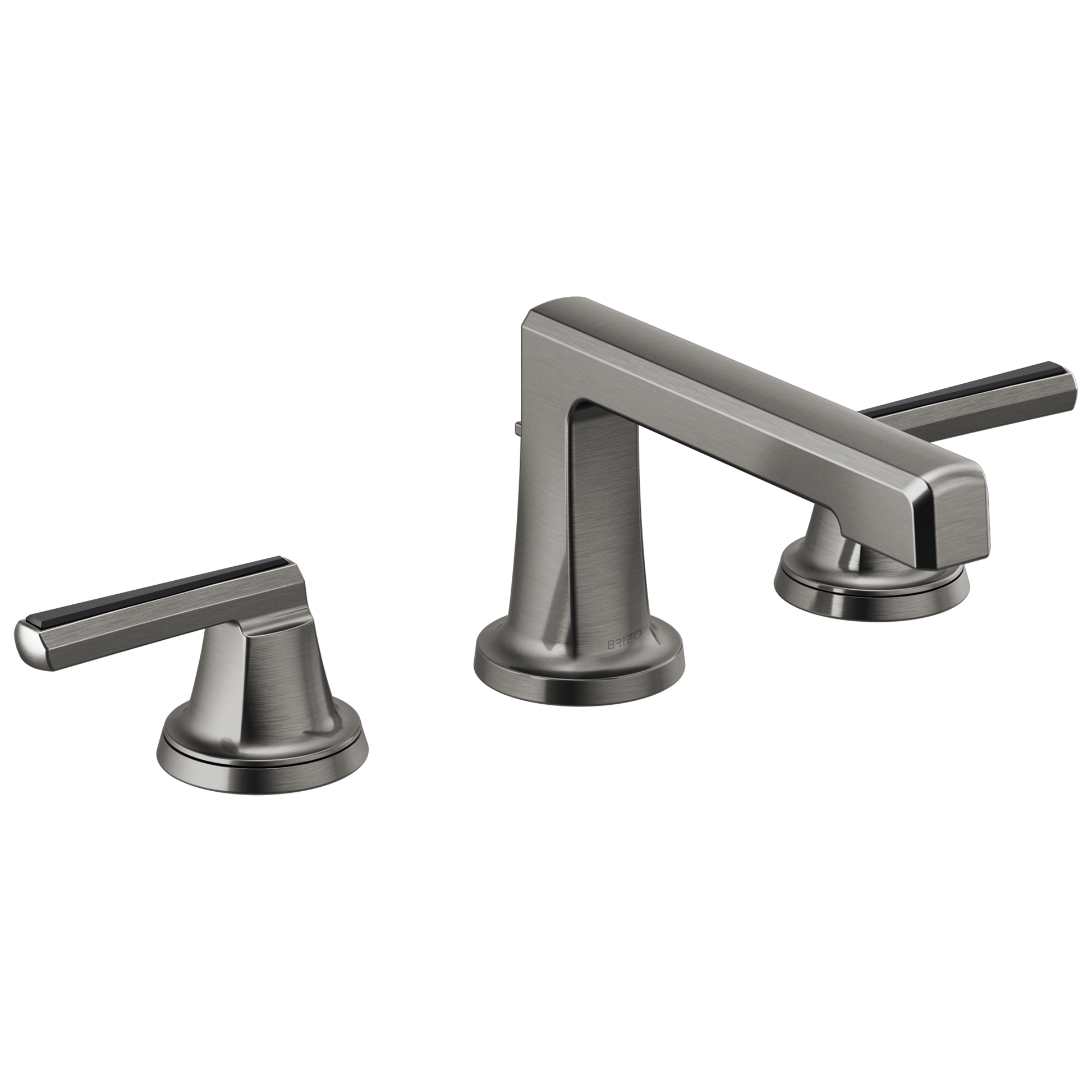 Brizo Levoir 65397LF Widespread Lavatory Faucet with Low Spout - Less Handles 1.2 GPM - Luxe Steel