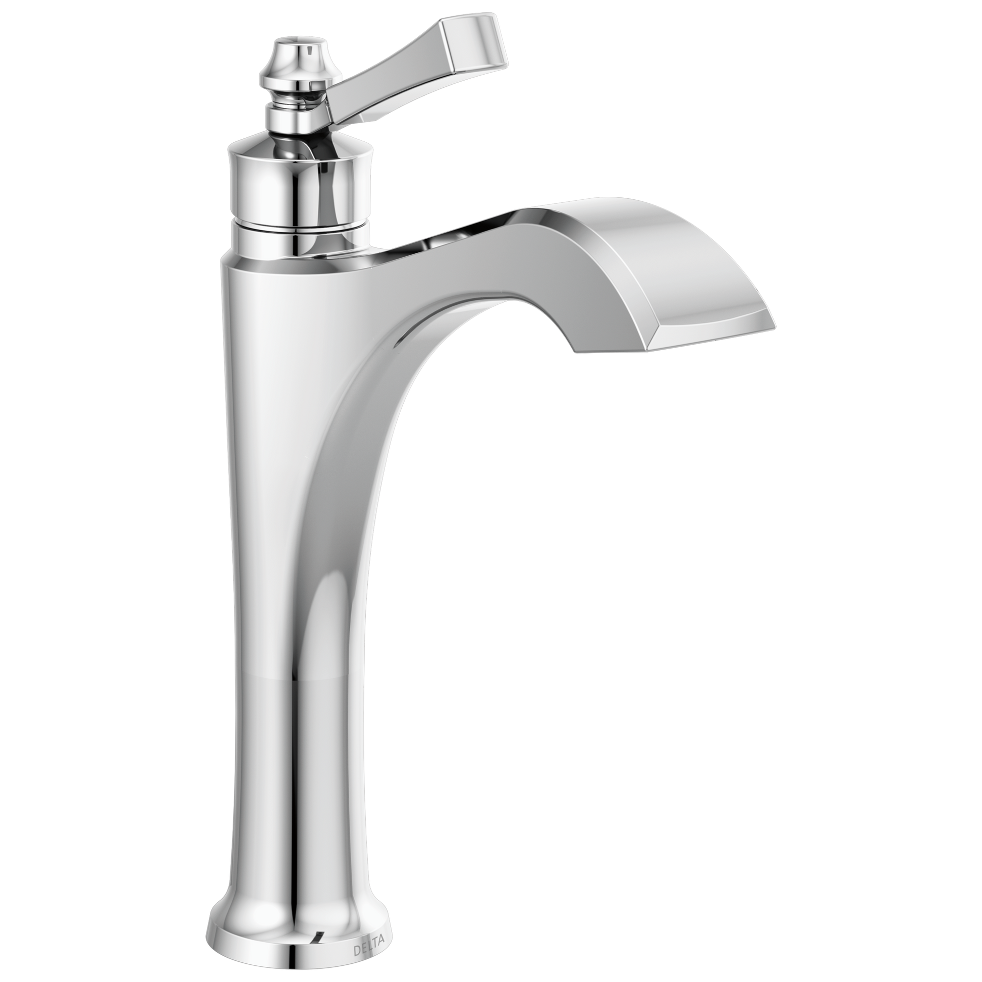 Single Handle Mid-Height Vessel Bathroom Faucet