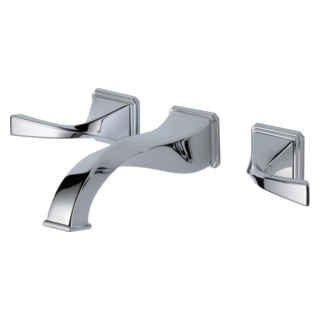 Brizo Virage: Two-Handle Wall Mount Lavatory Faucet 1.2 GPM