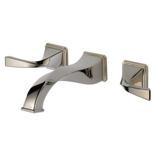 Brizo Virage: Two-Handle Wall Mount Lavatory Faucet 1.2 GPM