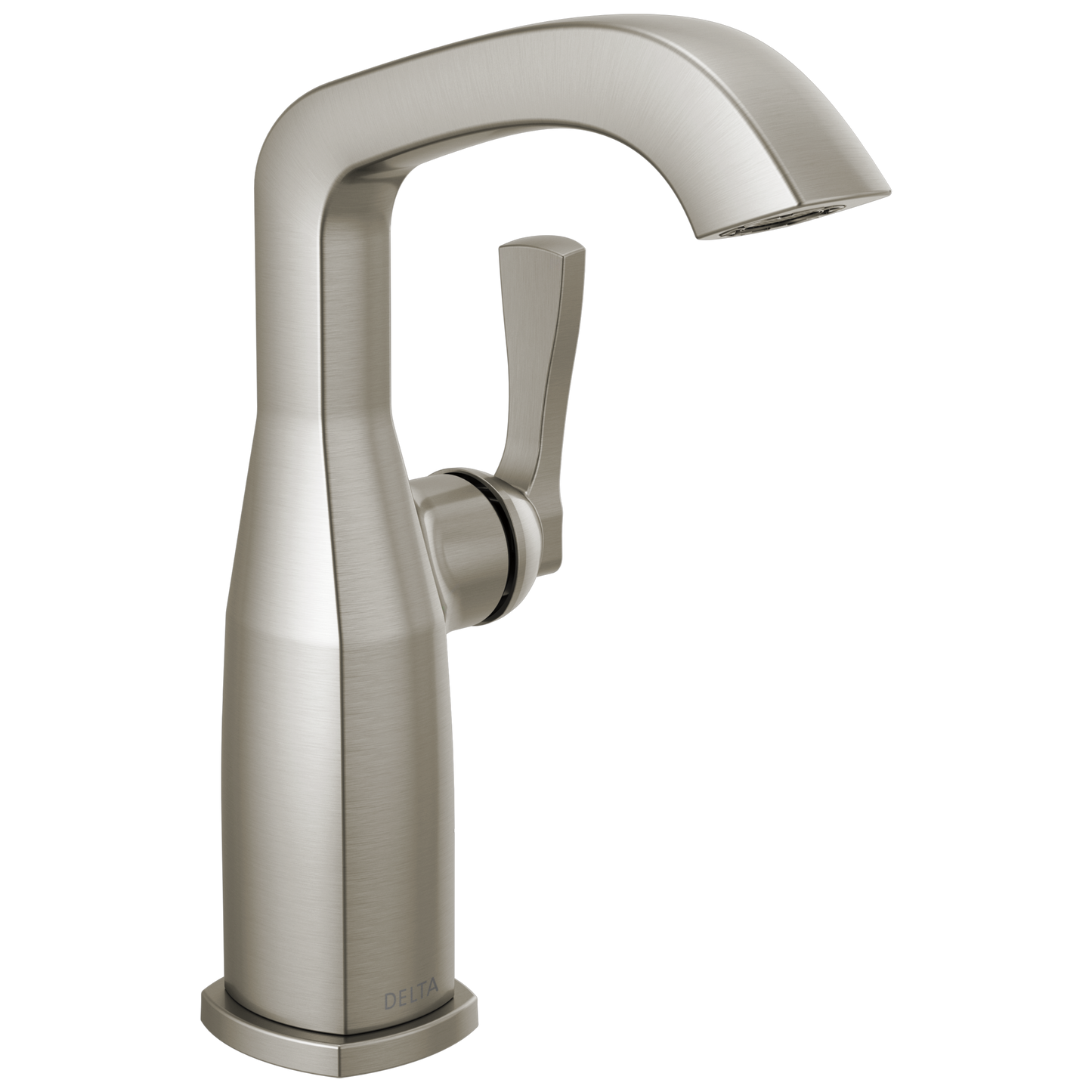 Delta Stryke 676 Single Handle Mid-Height Bathroom Faucet - Lumicoat Stainless